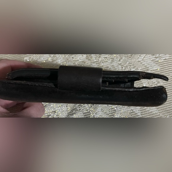 Vintage Gucci Dark Brown Suede & Leather Men's Wallet Bi-Fold - Picture 6 of 16